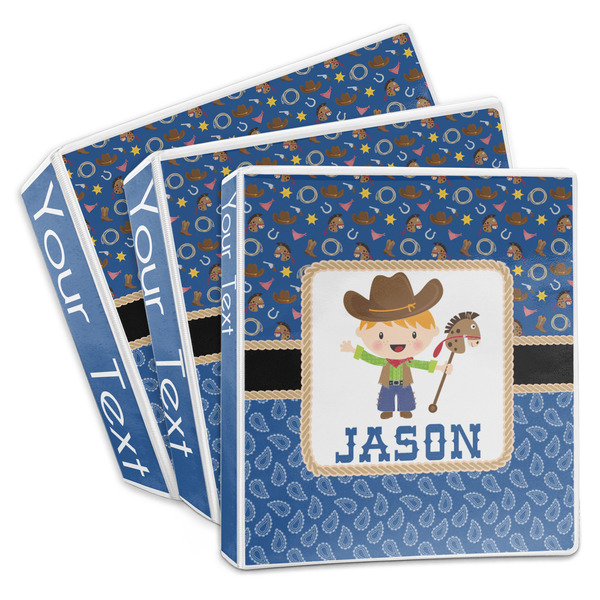 Blue Western 3-Ring Binder Group