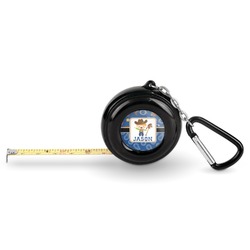 Blue Western Pocket Tape Measure - 6 Ft w/ Carabiner Clip (Personalized)