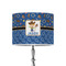 Blue Western 8" Drum Lamp Shade - Poly-film (Personalized)