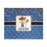 Blue Western 8' x 10' Patio Rug (Personalized)