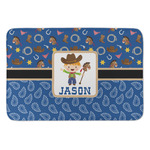 Blue Western Anti-Fatigue Kitchen Mat (Personalized)