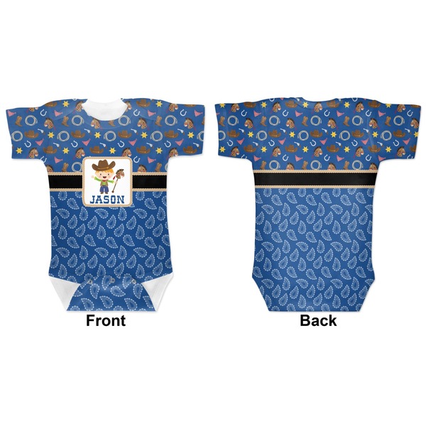 Blue Western Baby Bodysuit Approval