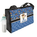 Blue Western Diaper Bag w/ Name or Text