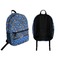 Blue Western Backpack front and back - Apvl