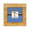 Blue Western Bamboo Trivet with Ceramic Tile Insert (Personalized)