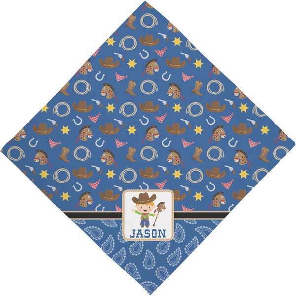 Blue Western Bandana - Full View