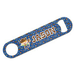 Blue Western Bar Bottle Opener w/ Name or Text