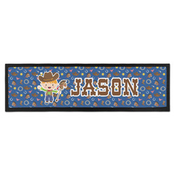 Blue Western Bar Mat - Large (Personalized)