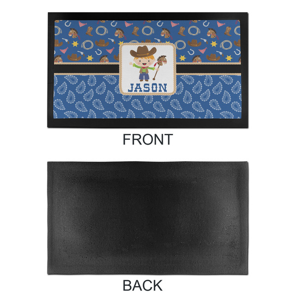 Blue Western Bar Mat - Small - APPROVAL