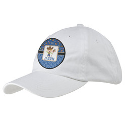 Blue Western Baseball Cap - White (Personalized)