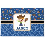 Blue Western Woven Mat (Personalized)
