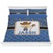 Blue Western Comforter Set - King (Personalized)