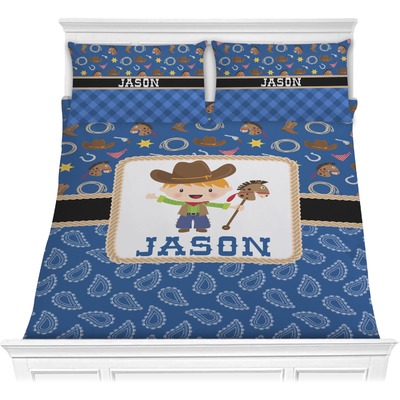 Custom Blue Western Comforters (Personalized)