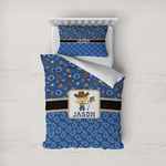 Blue Western Duvet Cover Set - Twin (Personalized)
