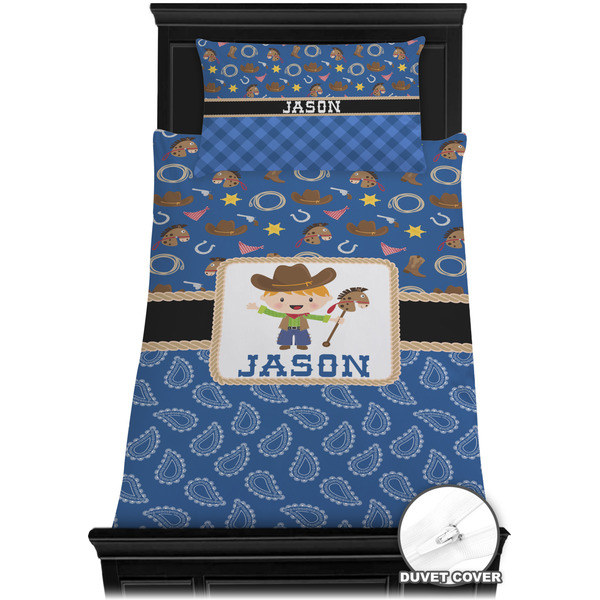 Blue Western Bedding Set (TwinXL) - Duvet
