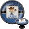 Blue Western Cabinet Knob (Black) (Personalized)