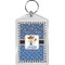 Blue Western Bling Keychain (Personalized)