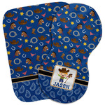 Blue Western Burp Cloth (Personalized)
