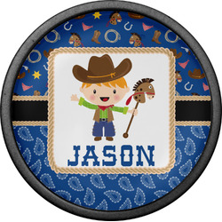 Blue Western Cabinet Knob (Black) (Personalized)