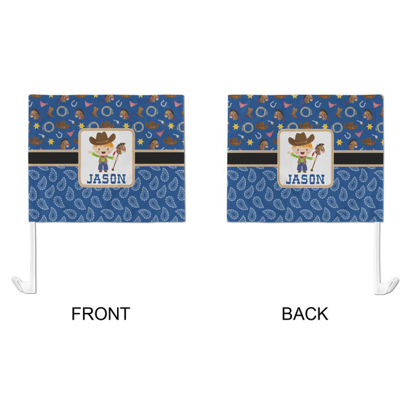 Blue Western Car Flag - Large - APPROVAL