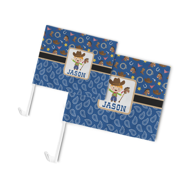Blue Western Car Flags - PARENT MAIN (both sizes)