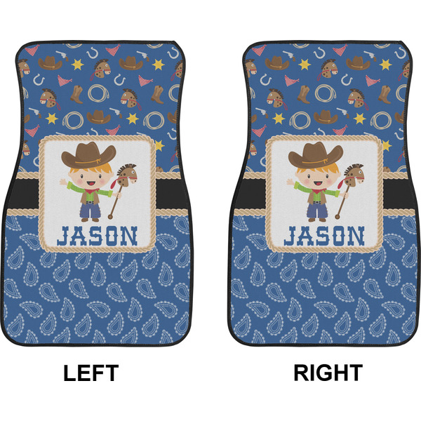 Blue Western Car Mat Front - Approval