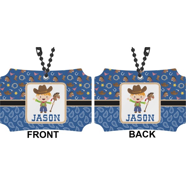 Blue Western Car Ornament - Berlin (Approval)