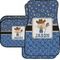 Blue Western Car Floor Mats Set - 2 Front & 2 Back (Personalized)