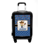 Blue Western Carry On Hard Shell Suitcase (Personalized)