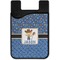 Blue Western Cell Phone Credit Card Holder