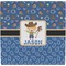 Blue Western Ceramic Tile Hot Pad (Personalized)