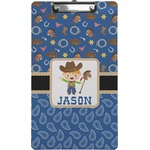 Blue Western Clipboard (Legal Size) (Personalized)