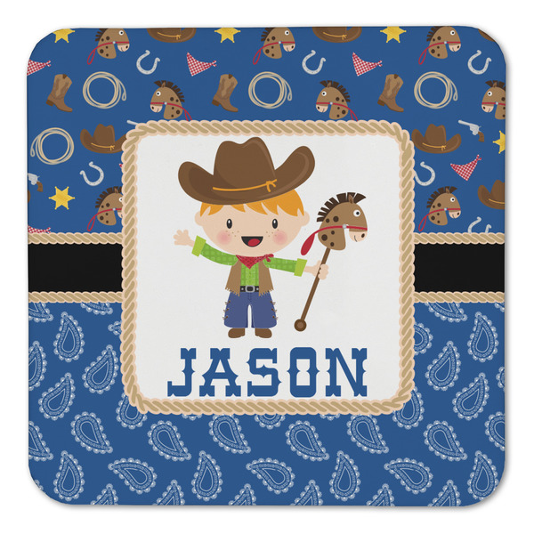 Blue Western Coaster Set - FRONT (one)