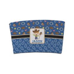 Blue Western Coffee Cup Sleeve (Personalized)
