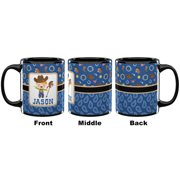 Blue Western Coffee Mug - 11 oz - Black APPROVAL