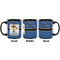 Blue Western Coffee Mug - 11 oz - Black APPROVAL