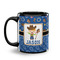 Blue Western Coffee Mug - 11 oz - Black