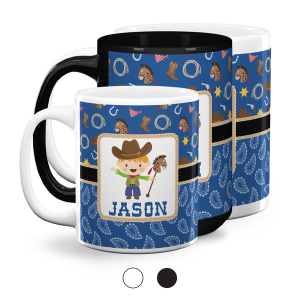 Blue Western Coffee Mugs Main