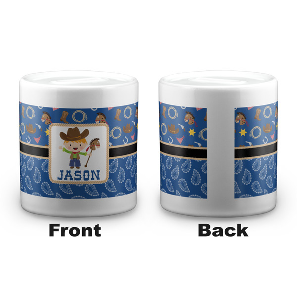 Blue Western Coin Bank - Apvl