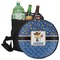 Blue Western Collapsible Personalized Cooler & Seat