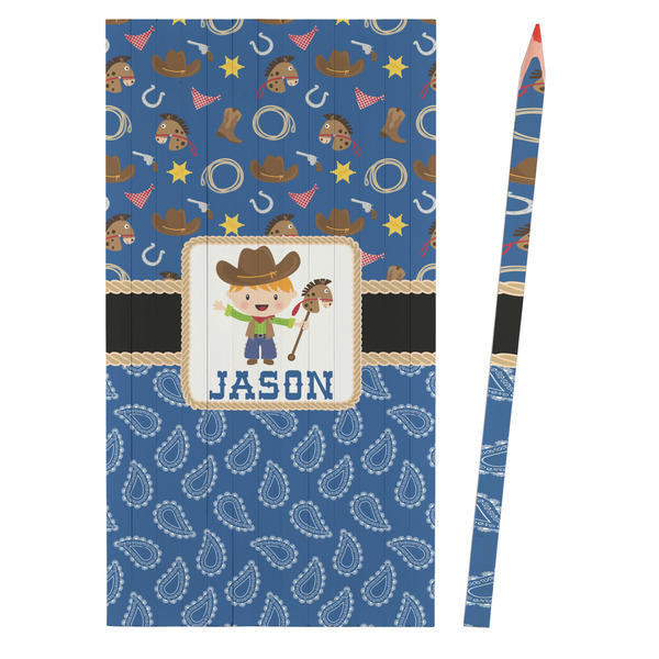 Blue Western Colored Pencils - Front View