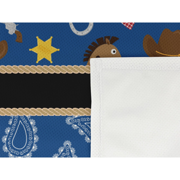 Blue Western Cooling Towel- Detail