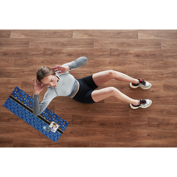 Blue Western Cooling Towel- Lifestyle