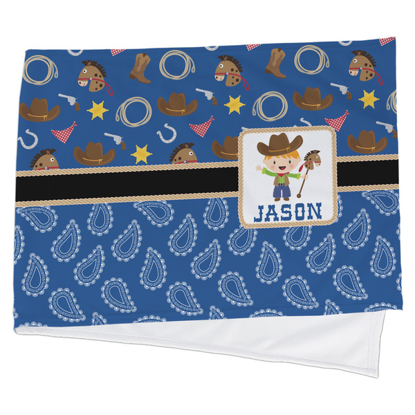 Custom Blue Western Cooling Towel (Personalized)