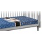 Blue Western Crib 45 degree angle - Fitted Sheet