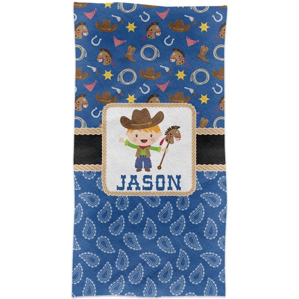 Blue Western Crib Comforter/Quilt - Apvl