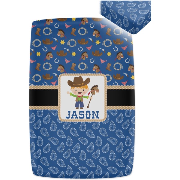 Blue Western Crib Fitted Sheet - Apvl