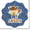 Blue Western Custom Shape Iron On Patches - L - APPROVAL