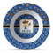 Blue Western Plastic Bowl - Microwave Safe - Composite Polymer (Personalized)