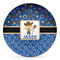 Blue Western DecoPlate Oven and Microwave Safe Plate - Main